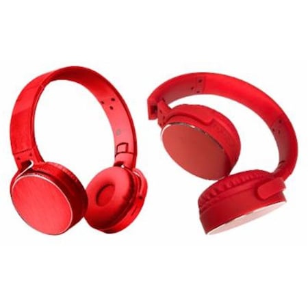 Bytech Bytech BCAUBO170RD Swivel Wireless Stereo Headphones; Red BCAUBO170RD